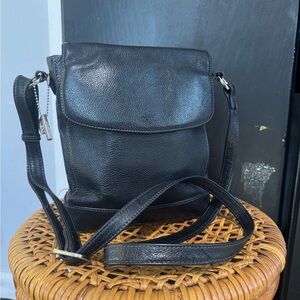 Picard Elegant Black Leather Crossbody Bag